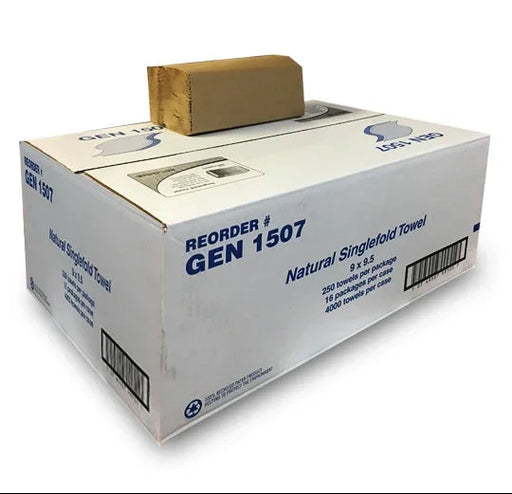 Bulk Brown Paper Towels (4,000/Case) - Squeegee Station Refills - UnitedSign