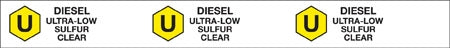 Storage Tank Collar- "Diesel Ultra Low Sulfur Clear"