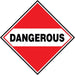 10.75" Square Truck Placard- "Dangerous"