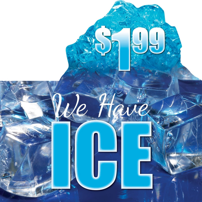 We Have ICE- 20"w x 20"h Price Burst Insert