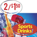 Sports Drinks!- Price Burst Insert