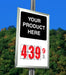 Aluminum Frame- Pole or Wall Mount