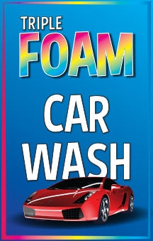 Insert- "Triple Foam Car Wash"