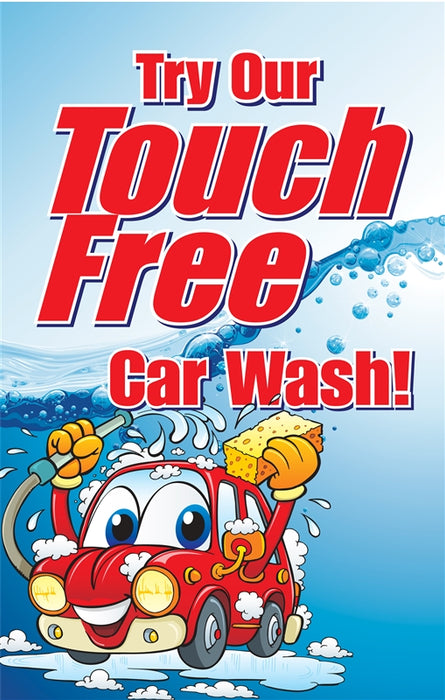 Insert- "Try Our Touch Free Car Wash"